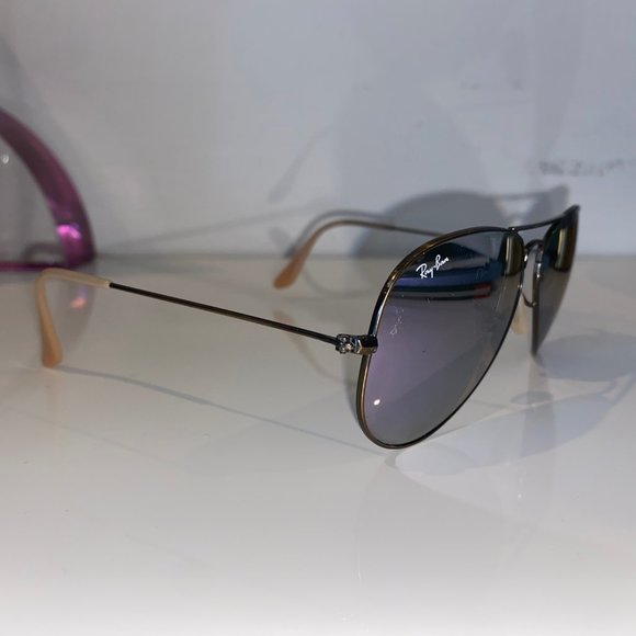 Purple Reflective Ray Bans - Picture 5 of 7